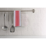 3 Pack Red Dish Cloth Plaid Print Set, Kitchen Cleaning Cloths
