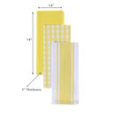 3 Pack Dish Cloth Plaid Set