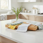 Assorted Terry Kitchen Towels with One-Sided Print - Set of 6