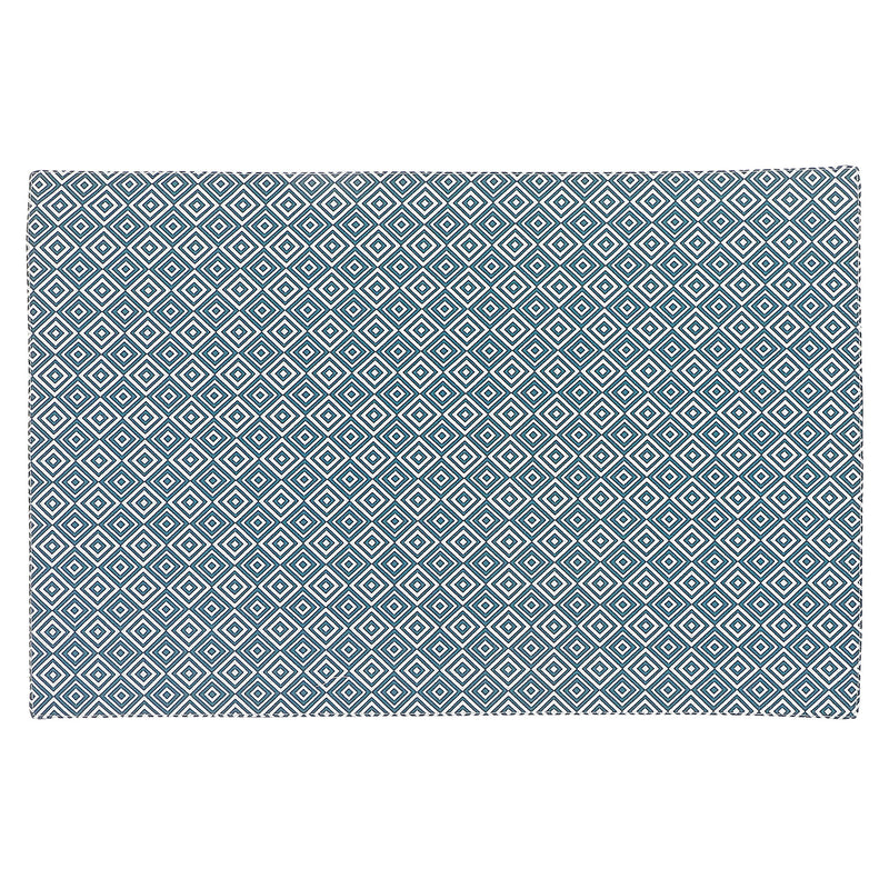 Cotton Placemat Geometric 12 X 18 - Set of 12