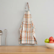 28"x34" Plaid Pattern Cotton Kitchen Apron - Set of 2