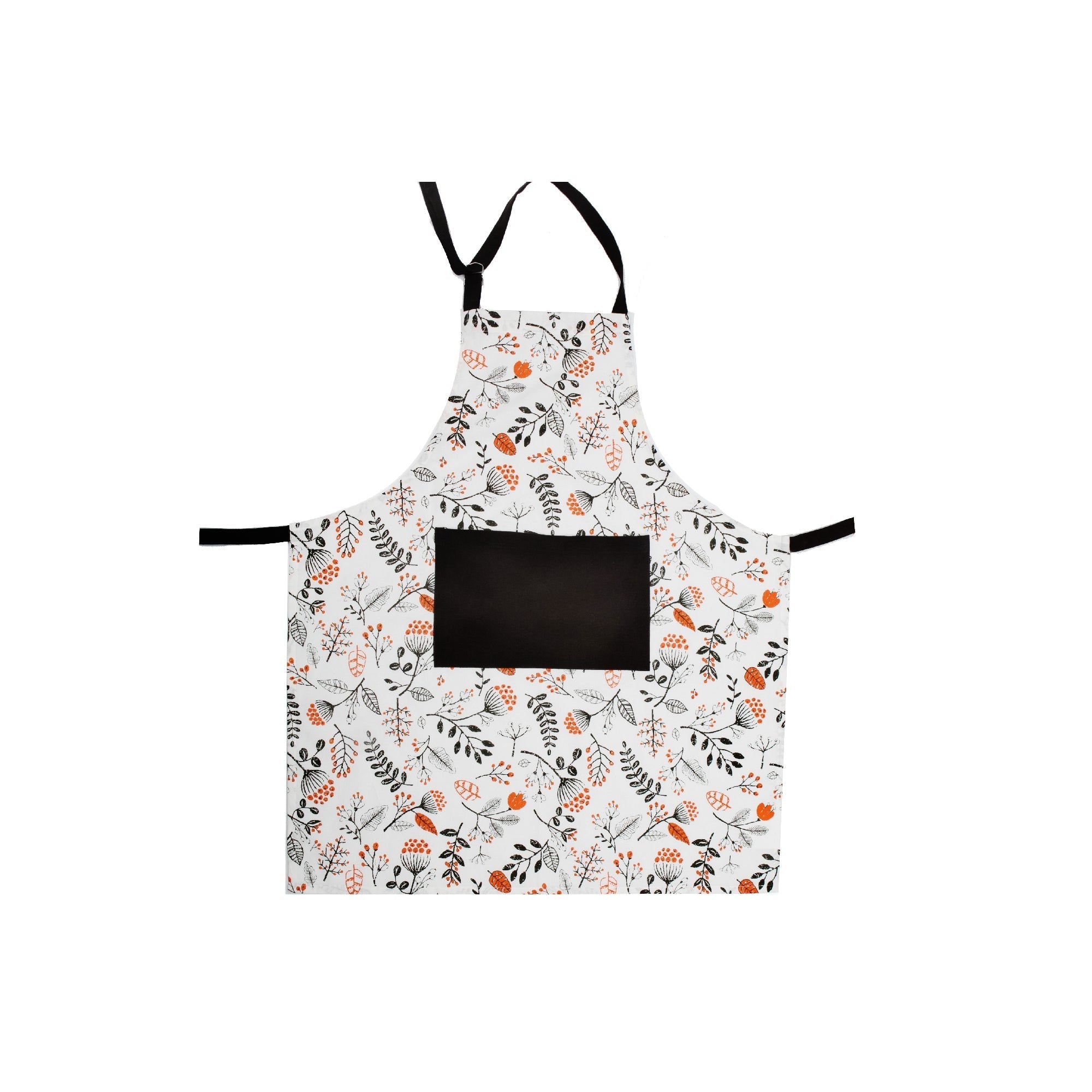 Cotton Kitchen Apron Persimmon 28 X 34 Cooking Aprons - Set of 2