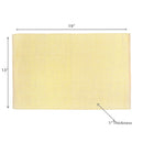 Chambray Ribbed Placemat - Set of 12