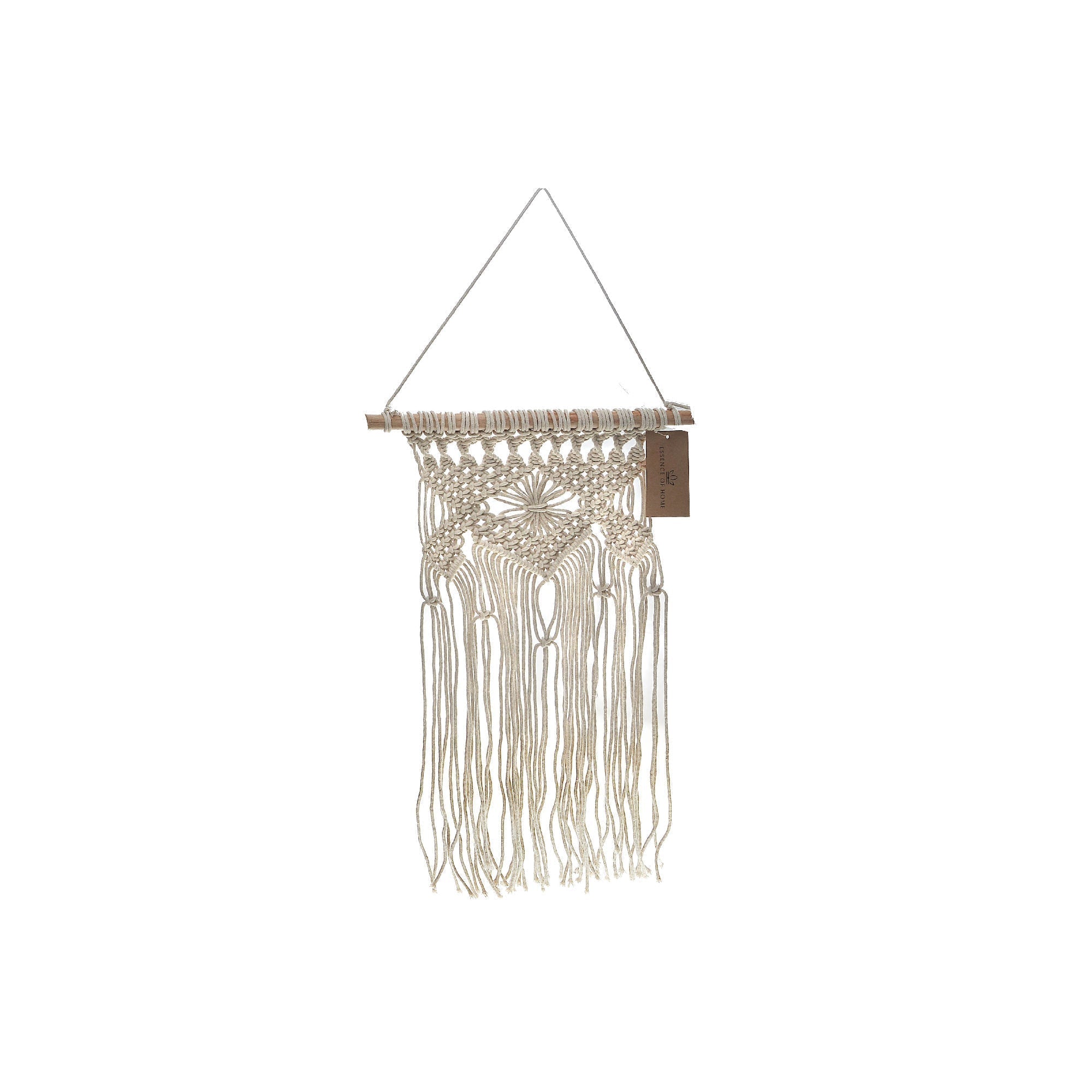 Handmade Macrame Madison Wall Hanging, Boho Cotton Rope Wall Decor