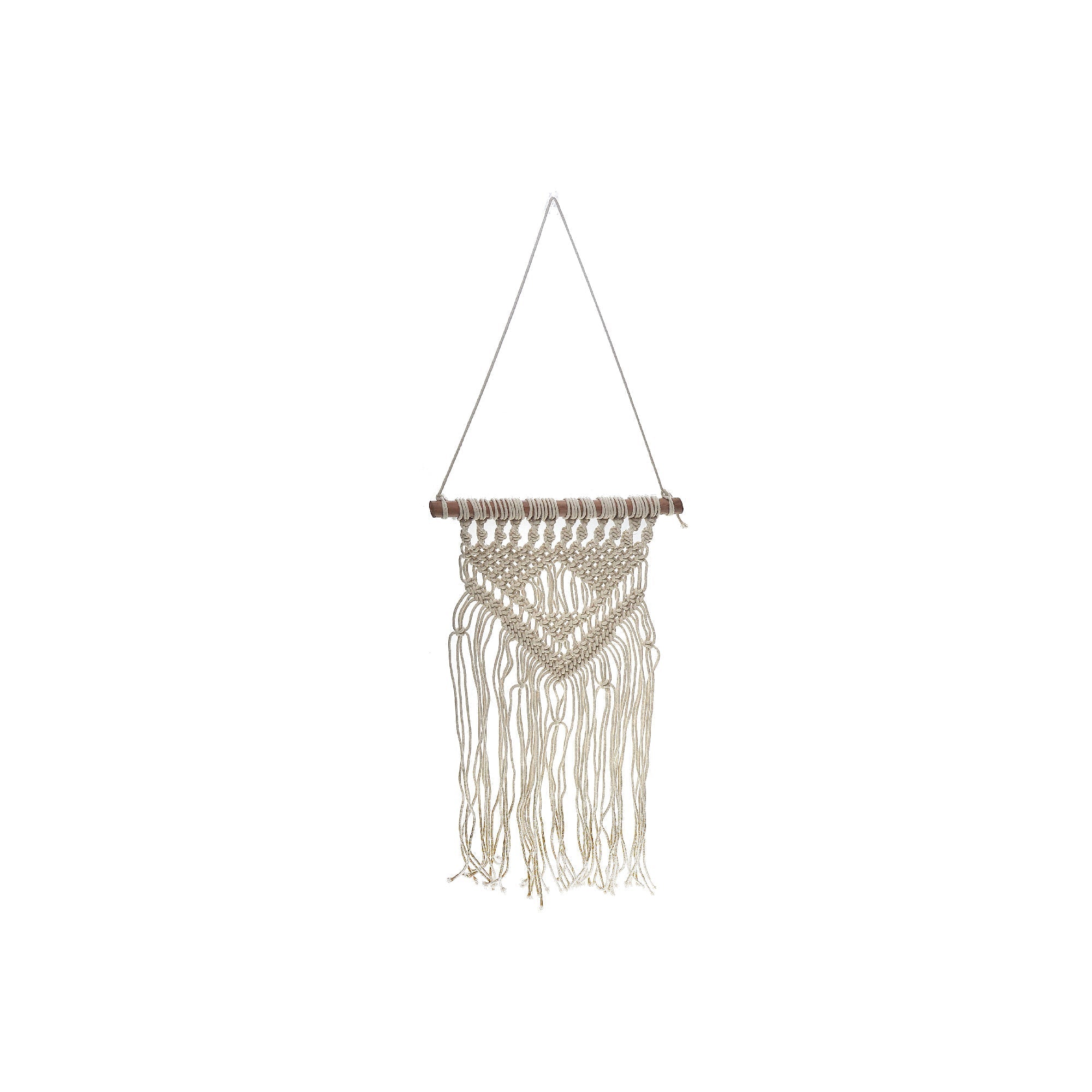 Handmade Macrame Lucy Wall Hanging, Boho Cotton Rope Wall Decor