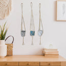 Macrame Pot Hanging - Set of 3