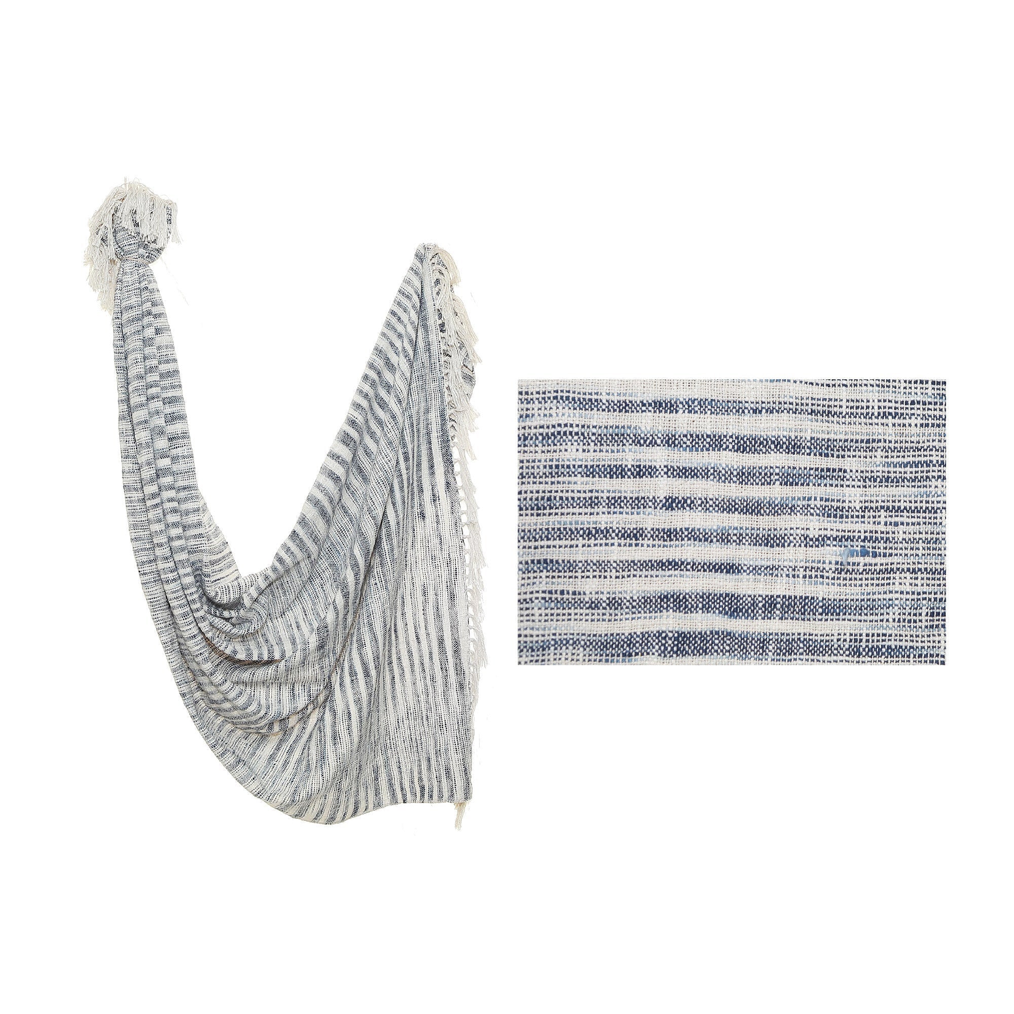 Cotton Slub Throw 50 X 60 Inch, Cozy Blanket, Living Room Home Decor