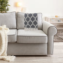 Moroccan Tile Cotton Throw With Fringe (50"X60")