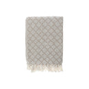 Diamond Cotton Throw With Fringe (50"X60")