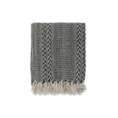 Braided Cotton Throw With Fringe (50"X60")