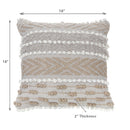 Cotton Jute Arrow Cushion 18 X 18 - Set of 2