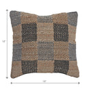 Handwoven Cotton Jute Cushion Check