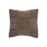 Handwoven Cotton Jute Cushion Plaid – Decorative Throw Pillow, Rustic Home Decor