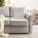 Diamond Cotton Cushion Beige - Set of 2