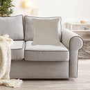 Diamond Geometric Cotton Cushion Beige - Set of 2