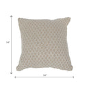 Diamond Geometric Cotton Cushion Beige - Set of 2