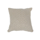 Diamond Geometric Cotton Cushion Beige - Set of 2