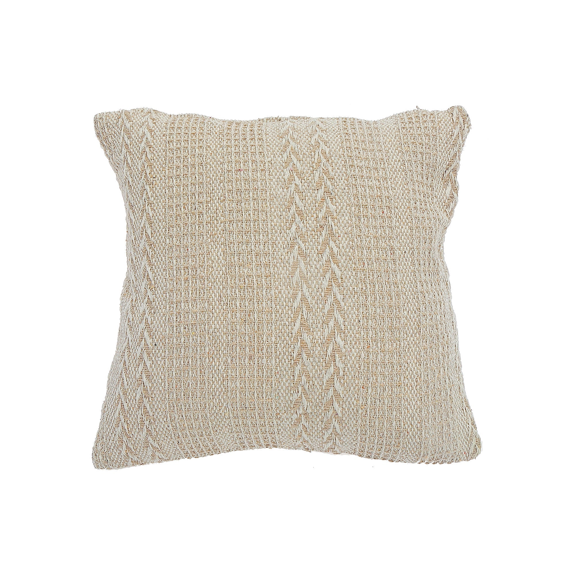 Braided Cotton Cushion Set Of 2, Braided Cotton Throw Pillow Set, Textured Decorative Cushions, Modern Sofa Accent
