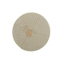 Wave Braided Round Placemat 15 X 15 - Set of 12