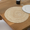 Plain Round Rope Jute Braided Placemat 14 X 14 - Set of 12