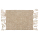 Rectangular Handloom Placemat Natural - Set of 12