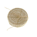 4 PC Round Line Braided Coaster