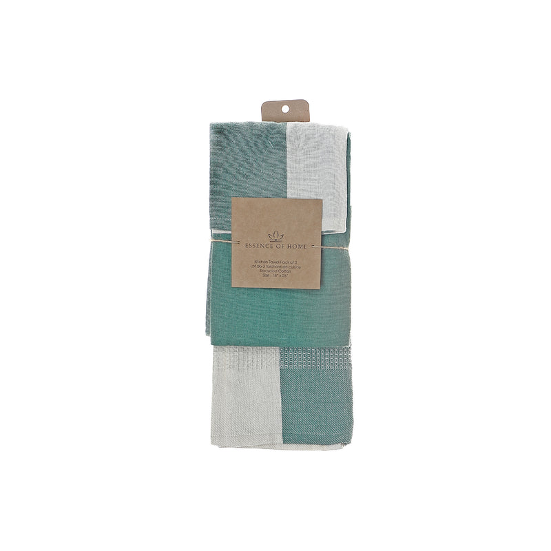 Kitchen Towel Set Of 3 Pcs Block Print