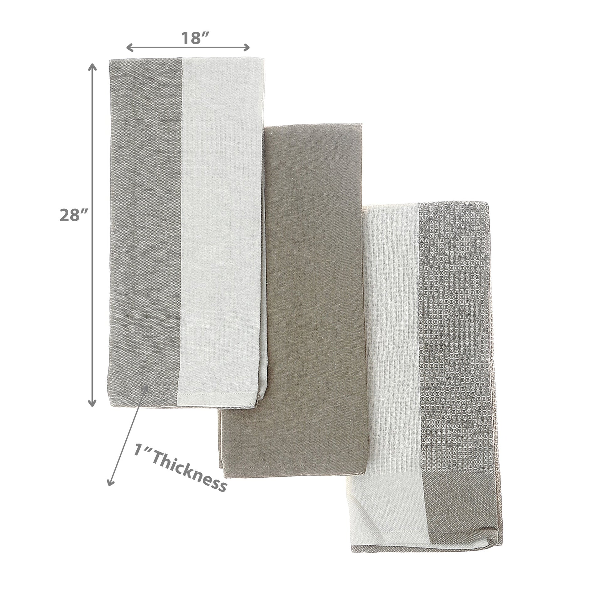 Kitchen Towel Set Of 3 Pcs Block Print