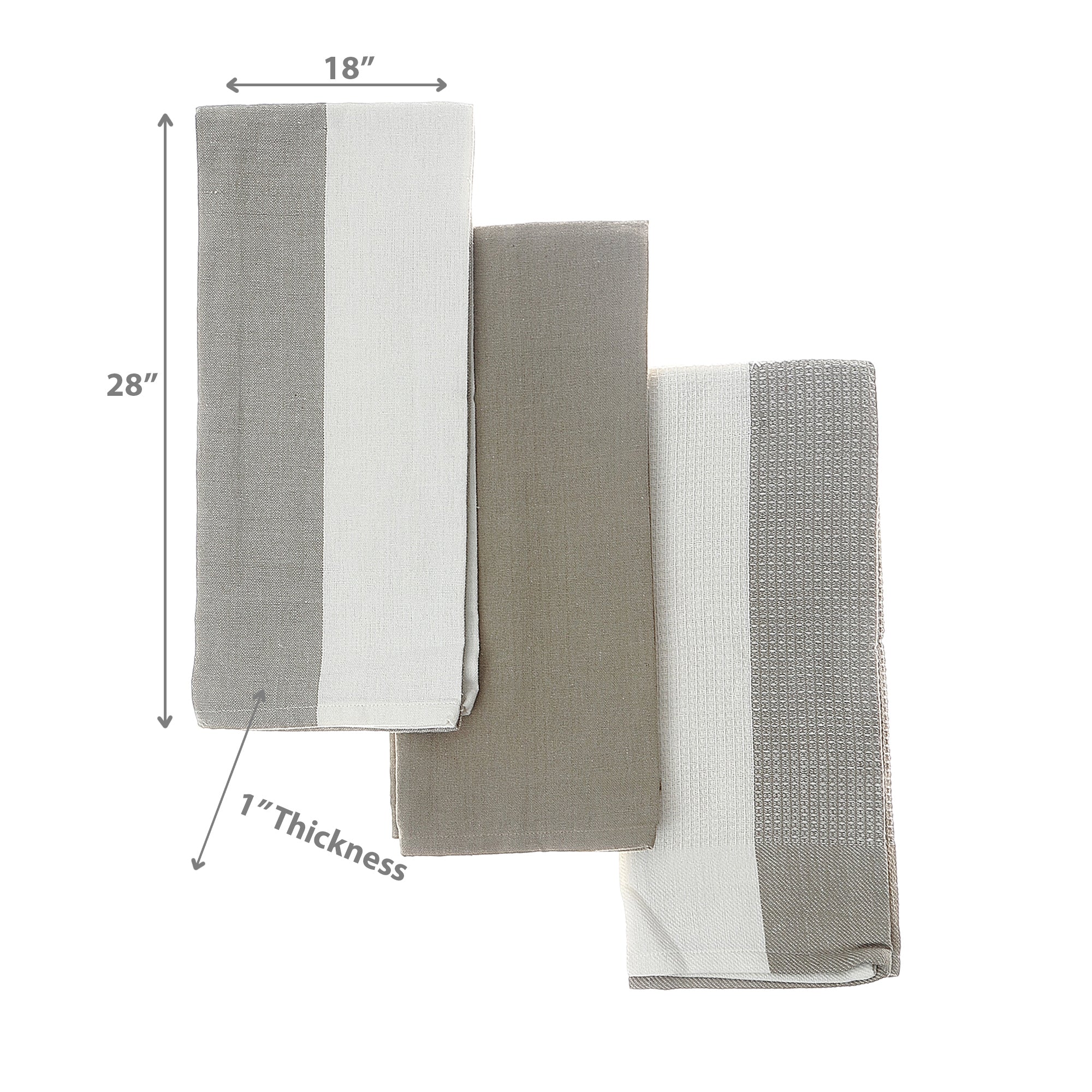 Kitchen Towel Set Of 3 Pcs Block Print