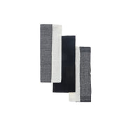 Dish Black Towel Set Of 3 Pcs Block Print, Kitchen Dish Cloths, Farmhouse Kitchen Décor
