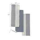 Dish Towel Set Of 3 Pcs Block Print