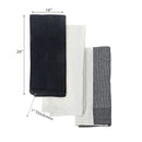 Kitchen Towel Set Of 3 Pcs Block Print Waffle