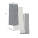 Kitchen Towel Set Of 3 Pcs Block Print Waffle