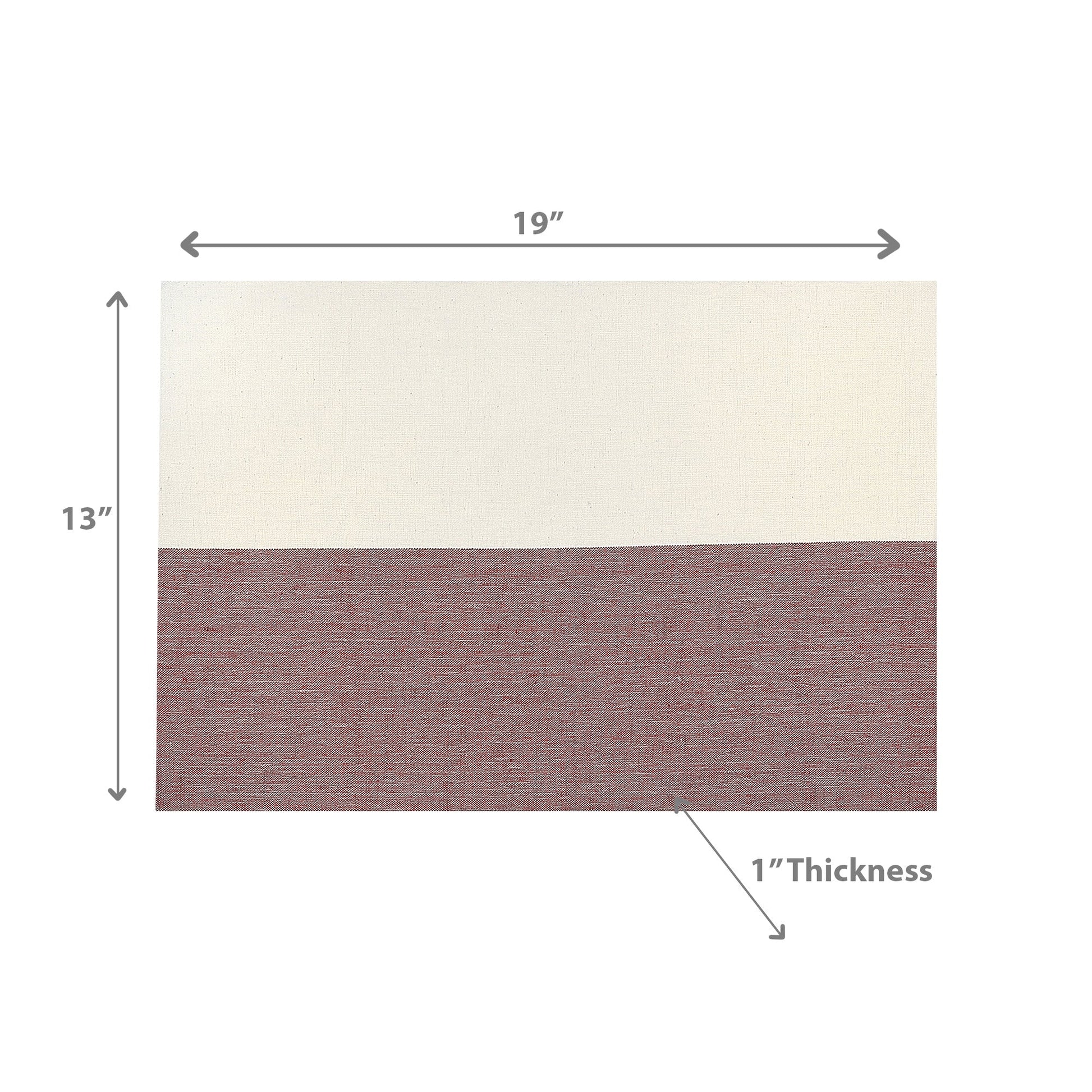 Fused Placemat Block Print - Set of 12