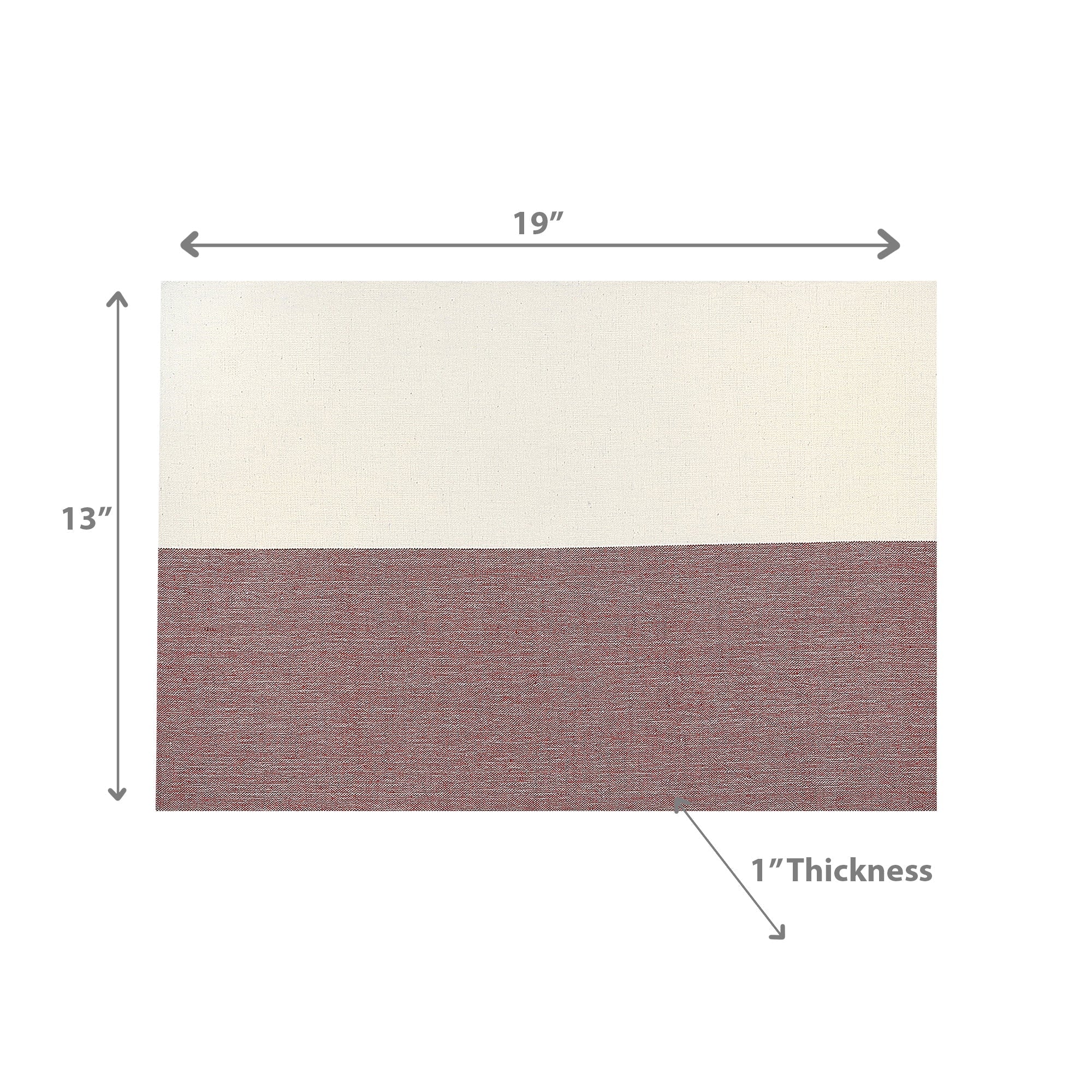 Fused Placemat Block Print - Set of 12