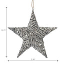 Grey Willow Star Wall Hanger Small