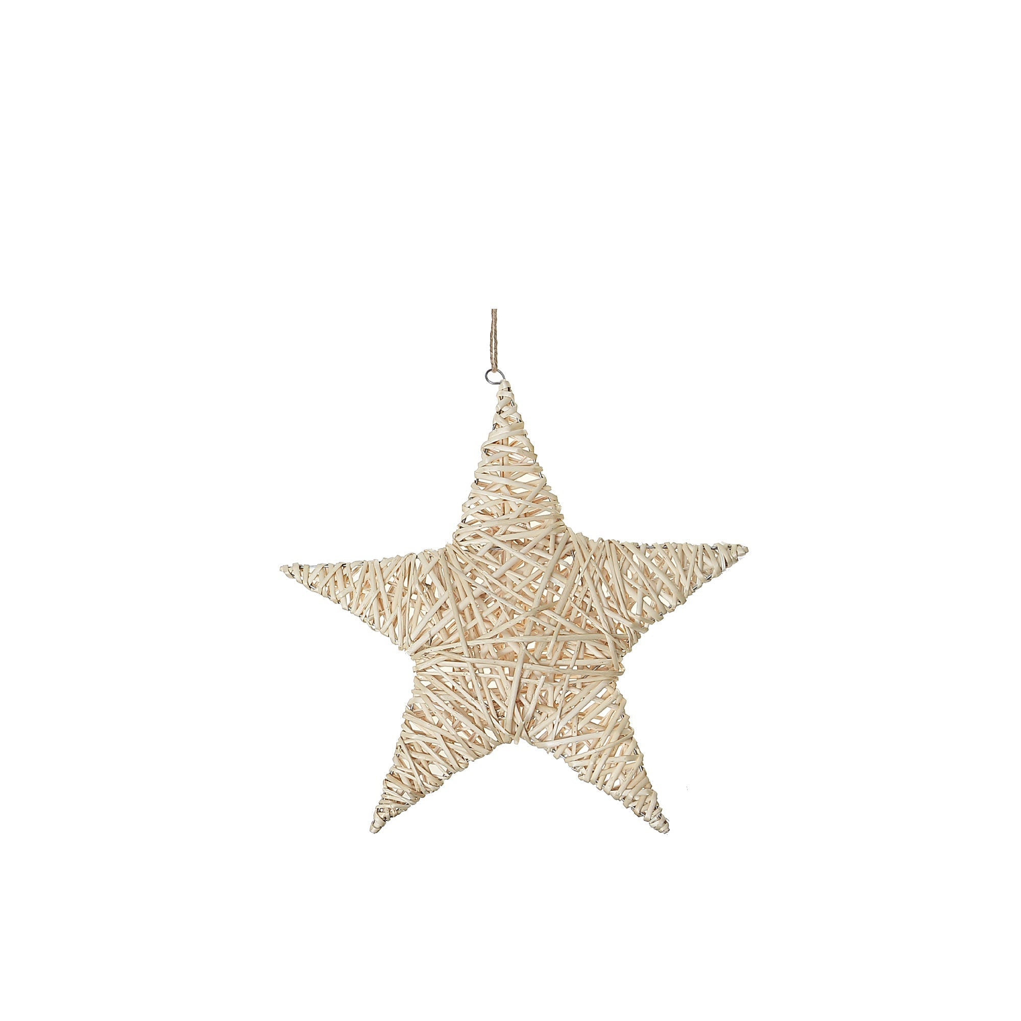 Natural Willow Star Wall Hanger Small, Small Natural Willow Star Wall Decor, Rustic Home Accent