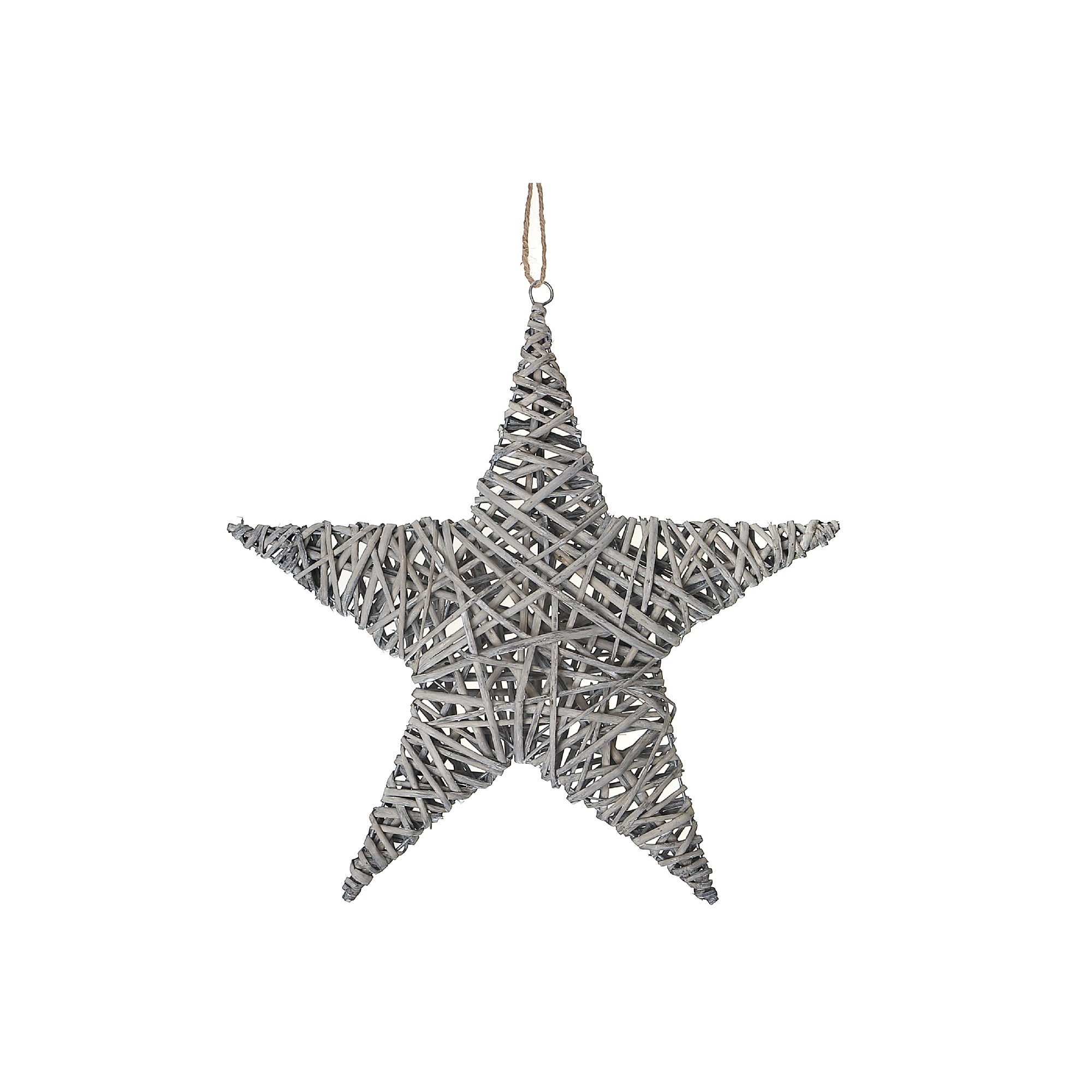 Grey Willow Star Wall Hanger Large, Large Grey Willow Star Wall Hanger, Farmhouse Decor