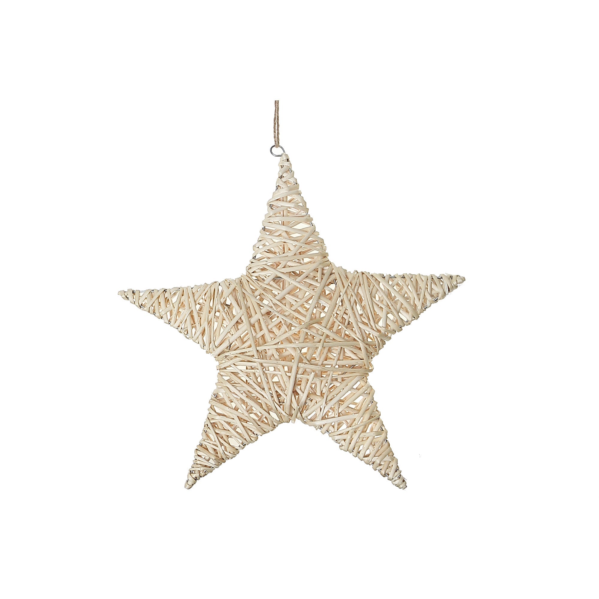 Natural Willow Star Wall Hanger Large, Large Natural Willow Star Wall Decor, Rustic Home Accent
