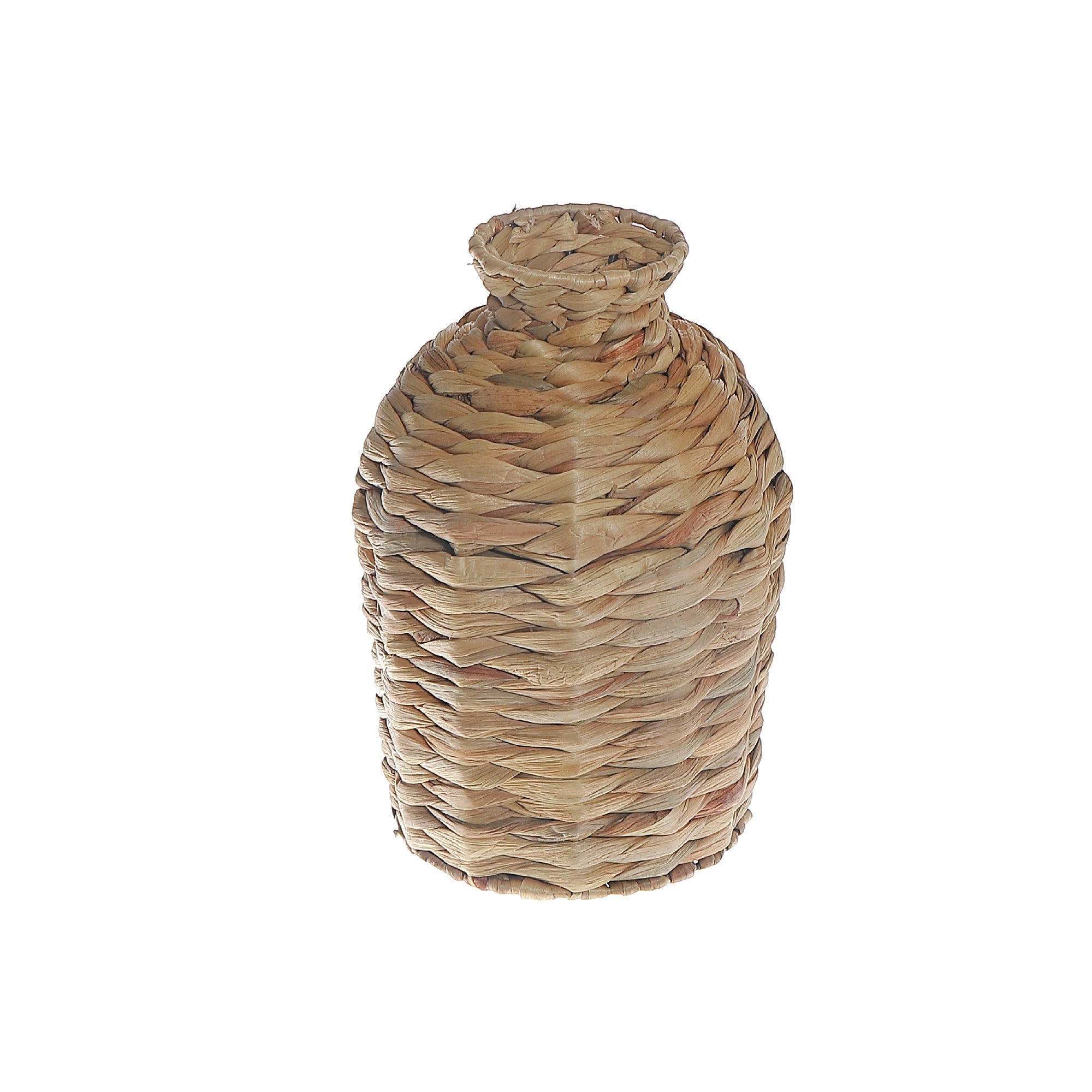 Evelyn Natural Grass Decorative Vase, Eco-Friendly Handmade Home Accent, Rustic or Boho Table Decor, Floral Arrangement Holder