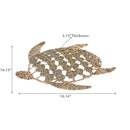 Sea Turtle Natural Grass Wall Decor (Natural/Green)