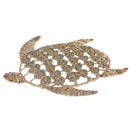 Sea Turtle Natural Grass Wall Decor (Natural/Green)