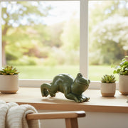 Frog-Themed Ceramic Pot Hanger Décor - Set of 2