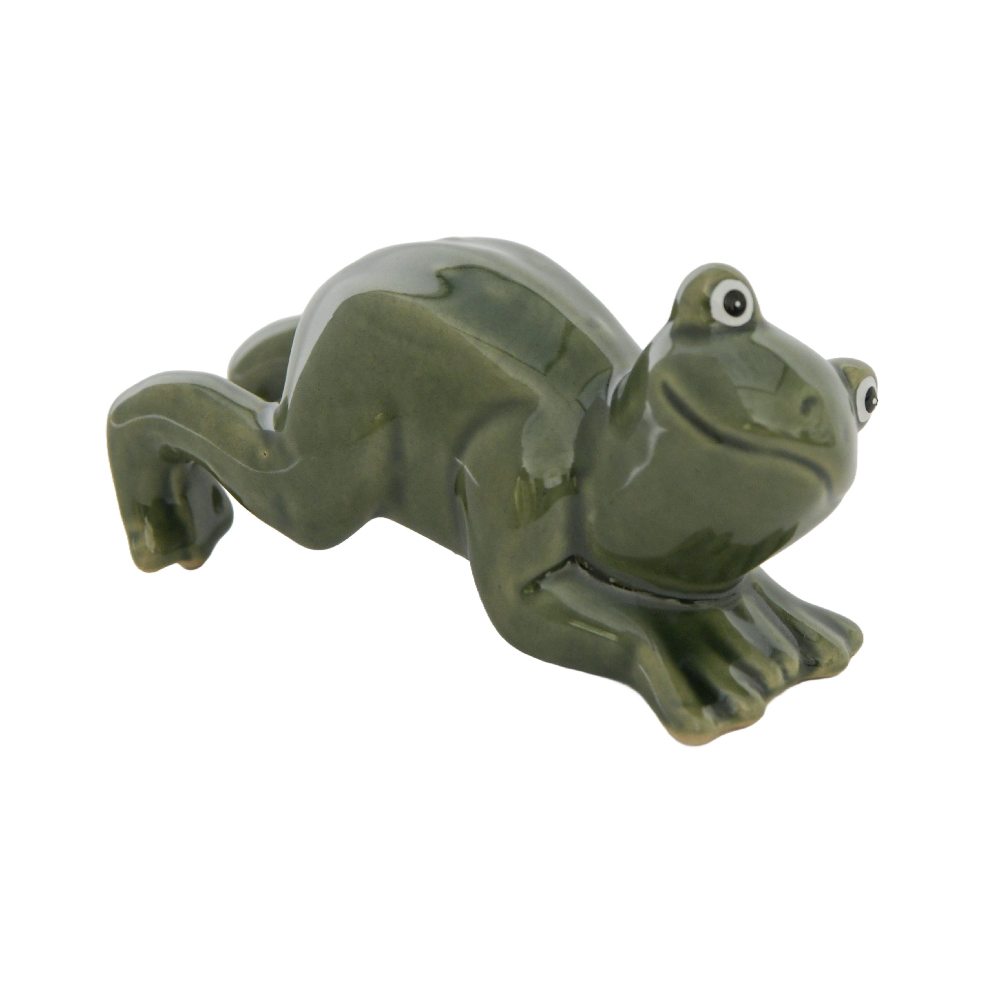 Frog-Themed Ceramic Pot Hanger Décor - Set of 2