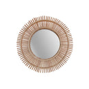 Gaia Willow Round Mirror