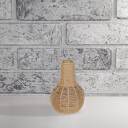 Allana Paper Woven Decorative Vase, Handmade Home Accent, Rustic or Boho Table Decor, Floral Arrangement Holder