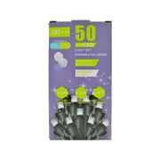 50 Light 5Mm LED Indoor Outdoor String Light Set Clear Bulbs