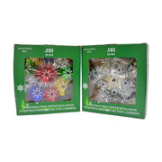 8" 10 Light Star Tree Topper Clear Bulbs Assorted Christmas Tree Decoration