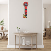 Metal Sign It's BBQ Time, Outdoor Wall Decor, Grill Area Accent