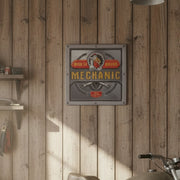 Embossed Metal Wall Sign “24 Hrs Mechanic On Duty”